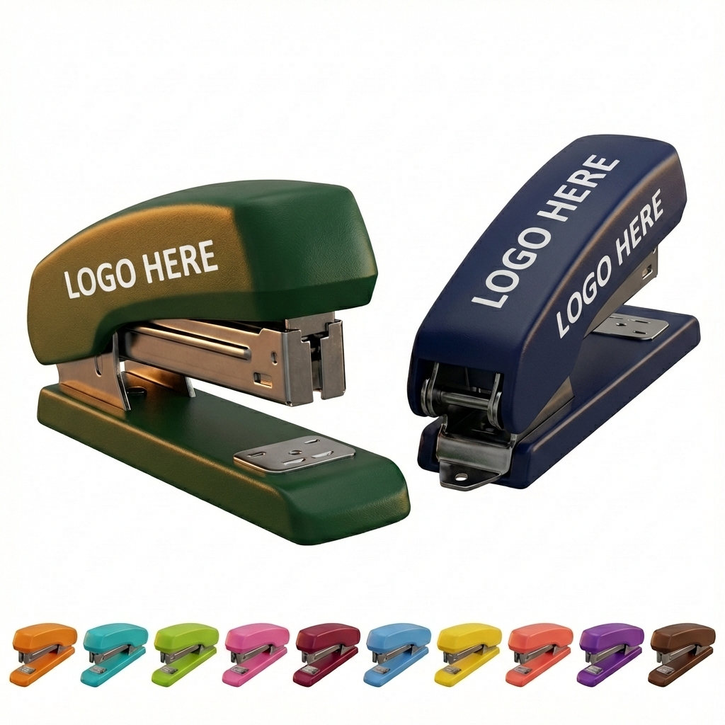 Standard Desktop Stapler Set with Mini Stapler Bonus - Green & Blue