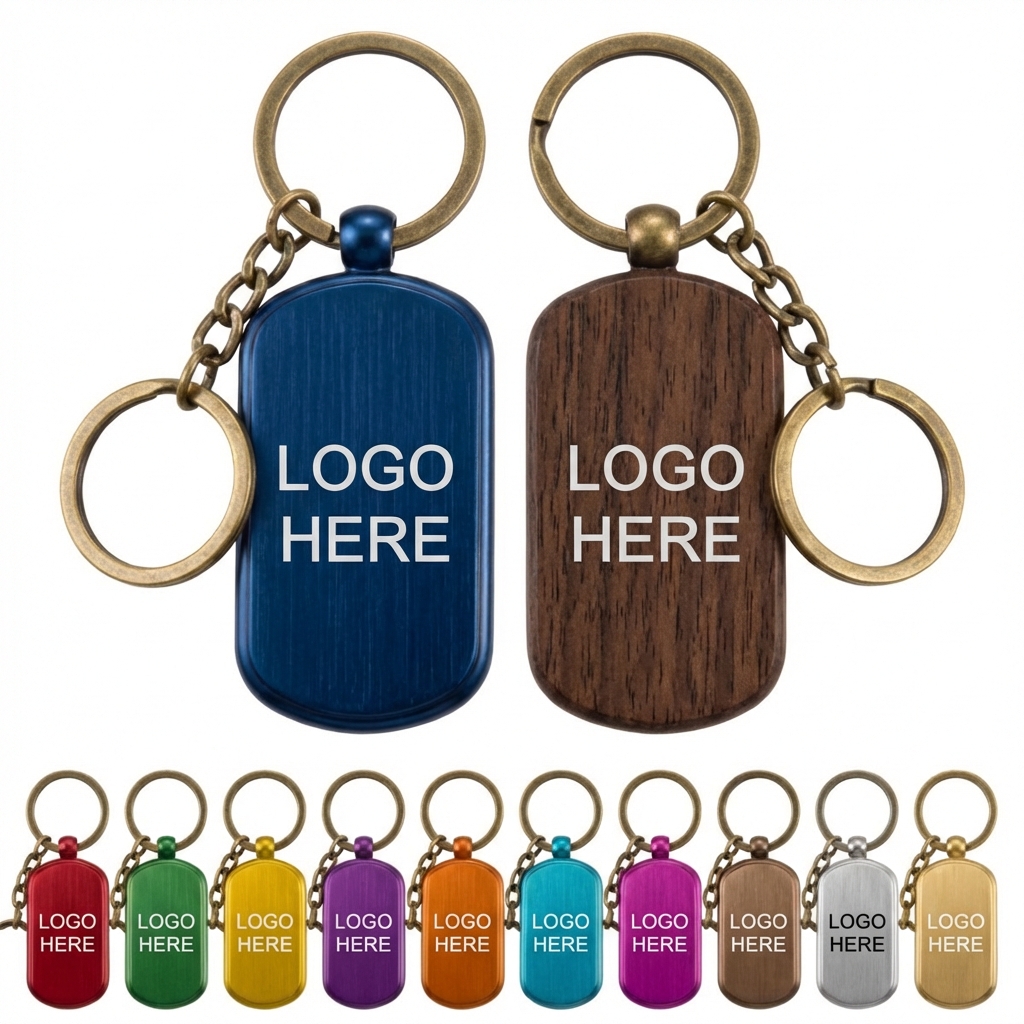 Metal & Wood Premium Key Tags