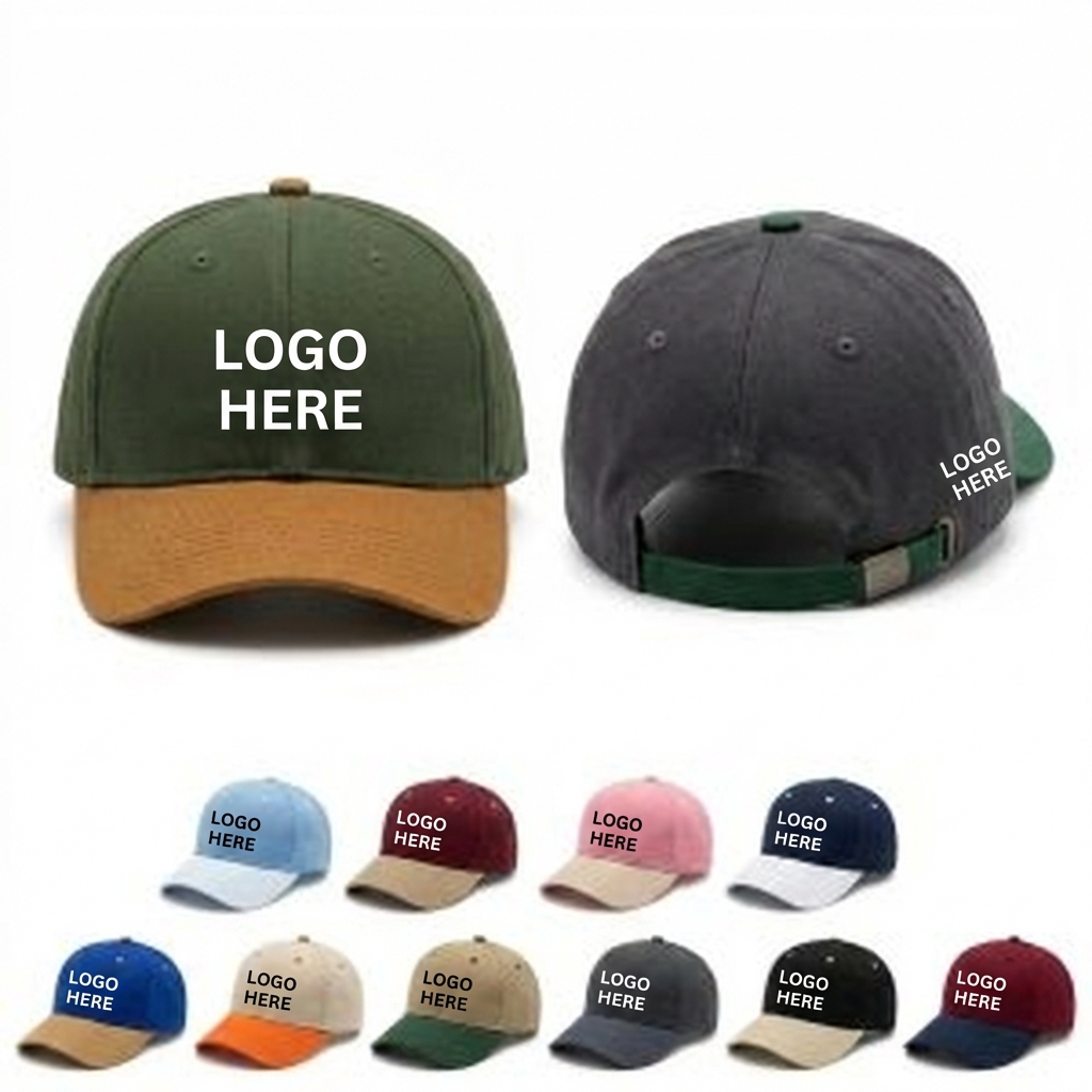 The Sport & Casual Two-Tone Strapback Hat